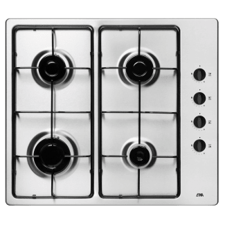 Product afbeelding voor ETNA Gaskookplaat T106VRVSA 58cm RVS