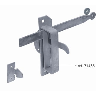 Product afbeelding voor GB Paard Voor Wieringermeerklinkstel 50x4x215mm Thermisch Verzinkt 71455
