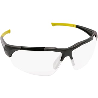 Product afbeelding voor iSpector Veiligheidsbril Halton Montuur Zwart/Geel Lens Transparant