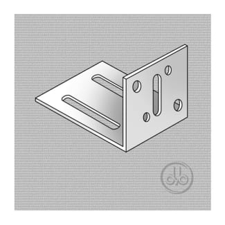Product afbeelding voor Stoelhoek Met Sleuf 50mm