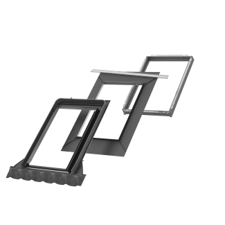 Product afbeelding voor VELUX Gootstuk EDW MK08 2100 Inbouw Geprofileerd Inclusief BDX & BFX Koper