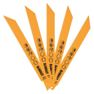 Product afbeelding voor DeWALT Reciprozaagblad DT2353QZ 203mm Voor Metaal 3-8mm 5st