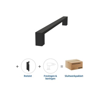 Product afbeelding voor Skantrae Hang&Sluitwerkpakket 2119 Quadrate Greep 28x300mm + Rolslot Zwart