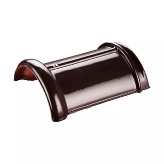 Product afbeelding voor Wienerberger Halfronde Vorst Vario 225mm Wijnrood Verglaasd 614 Deest