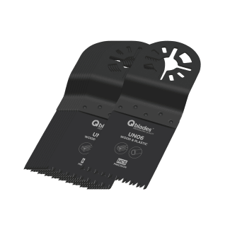 Product afbeelding voor Qblades Multitoolzaagblad Precision UN06 34x40mm HCS 11st