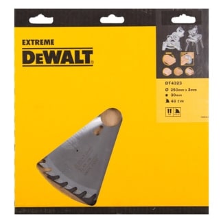 Product afbeelding voor DeWALT Cirkelzaagblad Extreme DT4323QZ 250x30x3mm 48tands Wisseltand