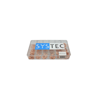 Product afbeelding voor Systec Assortimentsdoos Afdichtring 18-vaks Din7063A Roodkoper