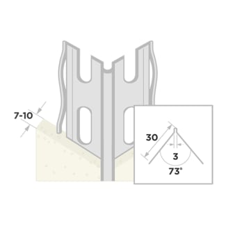 Product afbeelding voor Ripstaal Hoekbeschermer 1042 280cm 7-10mm Aluzink