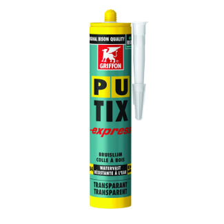 Product afbeelding voor Griffon PU-Tix Express Houtlijm 340gr Transparant