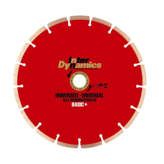 Product afbeelding voor InterDynamics Diamantzaagblad Universeel Basic+ 125x22.2mm Steen 1st