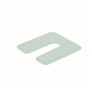 Product afbeelding voor GB Uitvulplaat Met Sleuf 1mm Kunststof Transparant 480st 34601