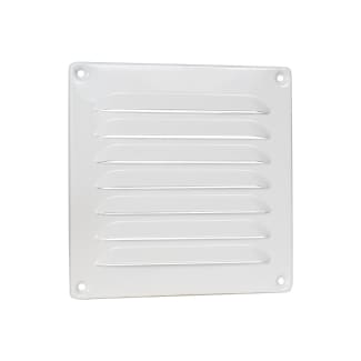 Product afbeelding voor Schoepenrooster 160x160mm Aluminium Wit