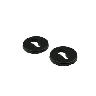 Product afbeelding voor AMI Cilinderrozet Rond 1.5mm Aluminium Zwart Met Profielgat