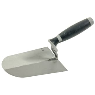 Product afbeelding voor Super Prof Stuctroffel Rond 180mm RVS Met S-hals SuperSoft Handgreep