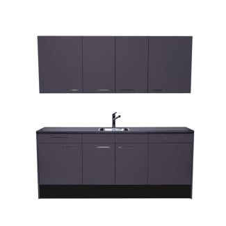 Product afbeelding voor Procasa Keuken 210cm Compleet Dark Grey Inclusief Vaatwasser Volledig Geintegreerd