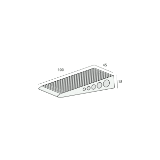Product afbeelding voor Milli-Max Wig 100x45x18mm Geel 45st