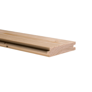 Product afbeelding voor Vuren B 22x125mm 360cm Puntgroef GG Velling FSC Mix Credit