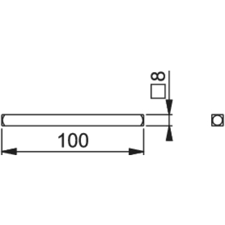 Product afbeelding voor HOPPE Krukstift Voor 2 Gatdelen 40mm