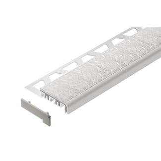 Product afbeelding voor Schlüter TREP-V42 Eindkap Links En Rechts PVC Lichtgrijs E/TV42HG