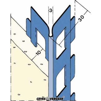 Product afbeelding voor Hoekbeschermer 2218 260cm 10mm RVS