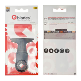 Product afbeelding voor Qblades Multitoolzaagblad Standaard SL08 65x50mm HCS 1st