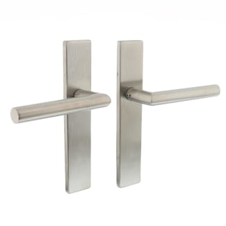 Product afbeelding voor Intersteel Deurrkruk Op Schild Rechthoek 1 Paar 219x40x9mm Blind RVS