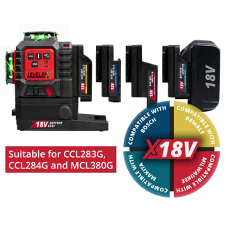 Product afbeelding voor Levelfix 3D Cone-Lijnlaser CCL283G Met Statief P150IL