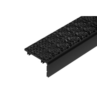 Product afbeelding voor Schlüter TREP-V60 Vervangstuk Inlage 42mm/12mm R10 300cm PVC Grafietzwart TVL60GS/300