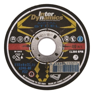 Product afbeelding voor InterDynamics Afbraamschijf Kom 115x22.2x6mm