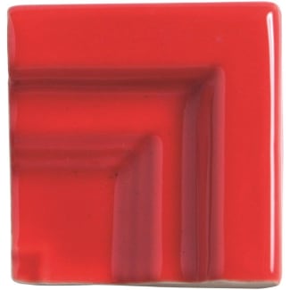 Product afbeelding voor Hoek Rivièra Angulo Marco Cornisa Monaco Red 5x5cm Glanzend