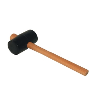 Product afbeelding voor Super Prof Rubberhamer Vlak 90mm 1315gr Steel Hout