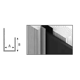 Product afbeelding voor Aansluitprofiel Type H 10mm Op Kleur 3055mm