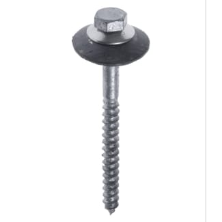 Product afbeelding voor Fis-Profi Golfplaatbout 7.0x130mm Zeskantkop 3-Delige Sluitschelp SW-11 DIN571 RVS A2 25st
