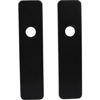 Product afbeelding voor Oxloc Kortschild Recht Blind Met Krukgat 185x44mm Aluminium Zwart