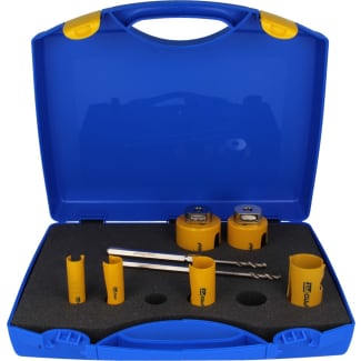 Product afbeelding voor Profit Gatzagenset Multi Purpose 6-Delig 19-57mm Inclusief Adapter En Centreerboor