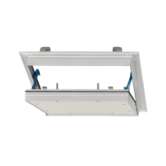 Product afbeelding voor RUG Inspectieluik Alumatic F60 2x15mm 600x600mm GKF-Druksluiting Brandwerend Plafond