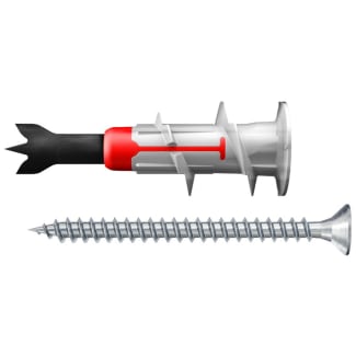 Product afbeelding voor Fischer Duoblade S Gipsplaatplug Met Schroef 20st 545678