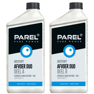 Product afbeelding voor De Parel Pure Power Ontstopt Duo 2x 500ml 2-Componenten A+B
