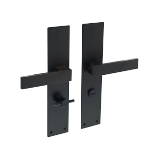 Product afbeelding voor Intersteel Deurkruk Amsterdam Met Schild 1 Paar 250x55x2mm WC63/8mm RVS Zwart
