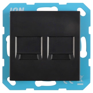 Product afbeelding voor ION Industries V1/J1 Radio/Tv Contactdoos Inbouw Zwart