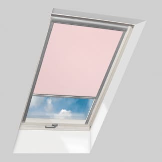 Product afbeelding voor Fakro Rolgordijn Met Zijgeleiding ARP NE Wifi Tuya II 134x140cm Elektrisch Exclusief Voeding En Connect Set Kleur Lichtroze (204)