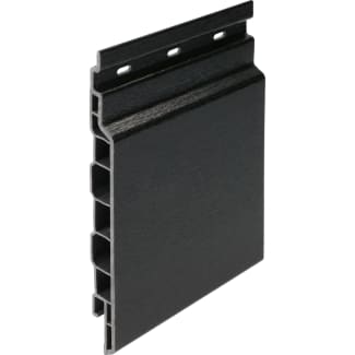 Product afbeelding voor Keralit Sponningdeel 143mm 600cm Zwart Classic Nerf RAL 9005