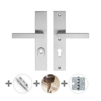 Product afbeelding voor Skantrae Hang&Sluitwerkpakket 43 231 L1 RVS Tarvos Recht Sleutelbediend Meerpuntssluiting En 4x AXA Scharnier