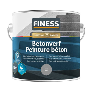 Product afbeelding voor Finess Betonverf 1457 Binnen/Buiten 2,5L Grijs