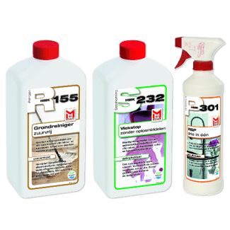 Product afbeelding voor HMK M521 Natuursteenonderhoudsset Met R155, S232 En P301 250ml