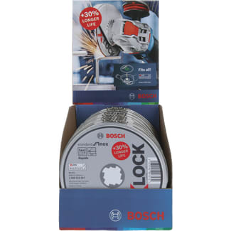 Product afbeelding voor Bosch Doorslijpschijf WA 60 T BF X-Lock 10x125x1x22,23mm Voor Inox 10st