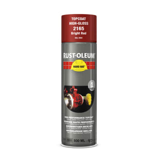 Product afbeelding voor Rust-Oleum Deklaag Hard Hat 2165 500ml Helderrood RAL3000
