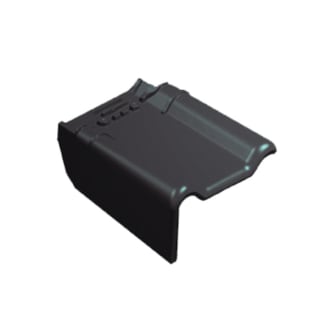 Product afbeelding voor Monier Postel Orage Gevelpan Links Antraciet Vol Donker Engobe