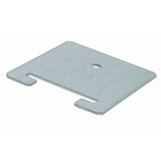 Product afbeelding voor GB Randbeveiliging Spijkerplaat Voor Randbekisting 107x95mm Met Hulsnagel Verzinkt 50st 10125