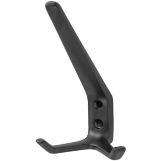 Product afbeelding voor Hermeta Hoed/Jashaak 0032 Dubbel Aluminium Zwart